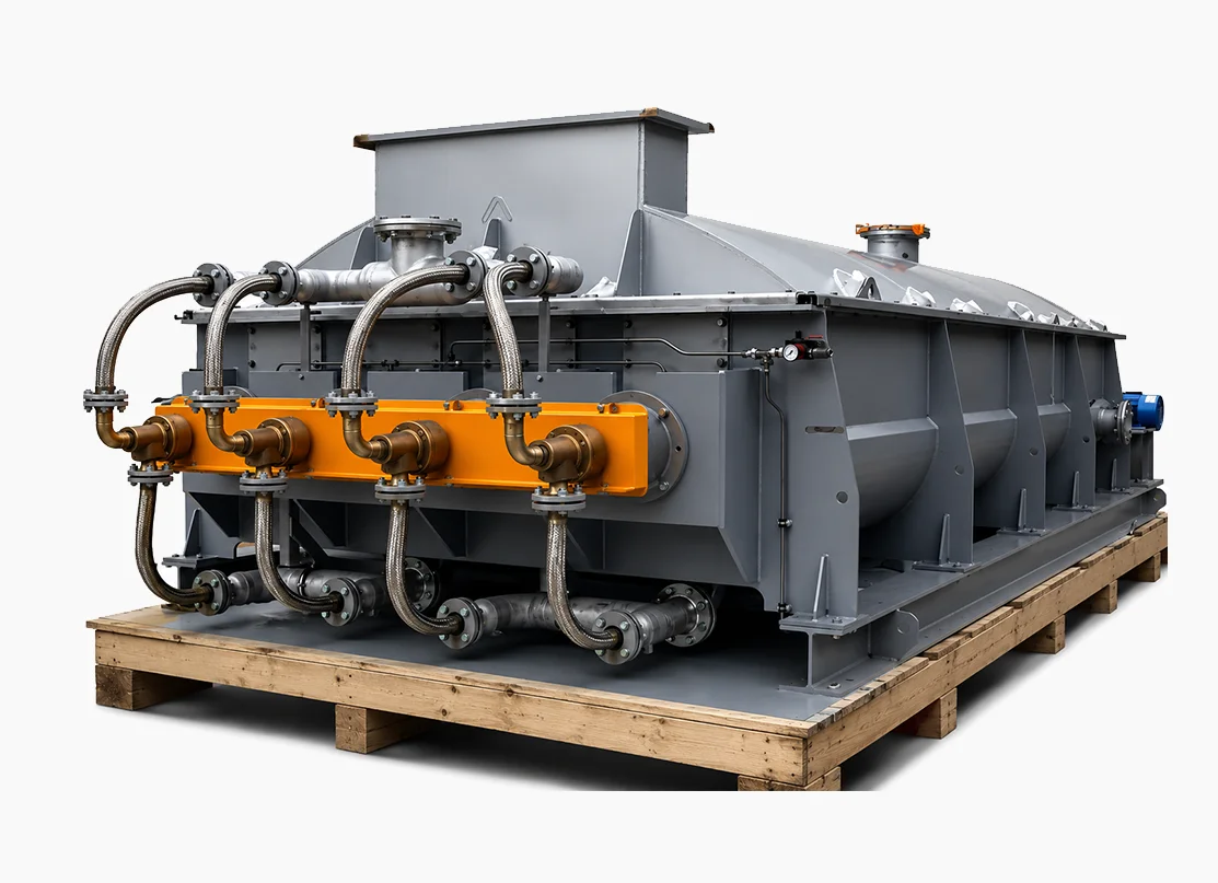 Heating Screw Conveyor