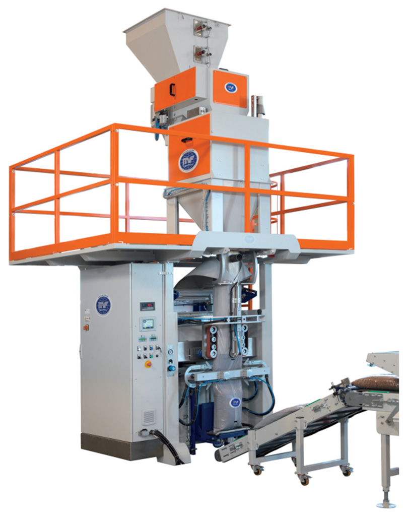 Vertical packaging machine for large bags-up to 20 BPM