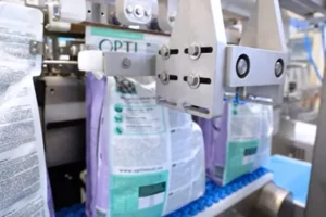 Automatic open mouth bagging machine for Doypack or square bottom bags