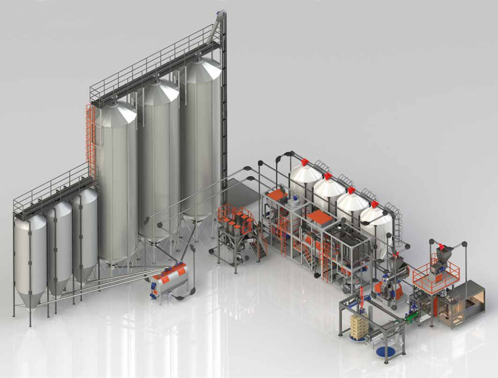 Complete Animal Feed Production Plant (5 ton/h)