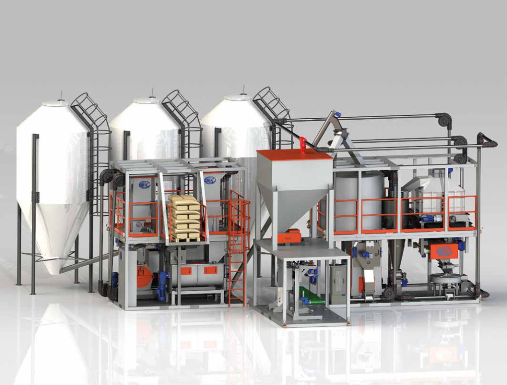 Complete Animal Feed Production Plant (3 ton/h)