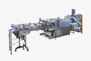 Vertical shrink wrapper