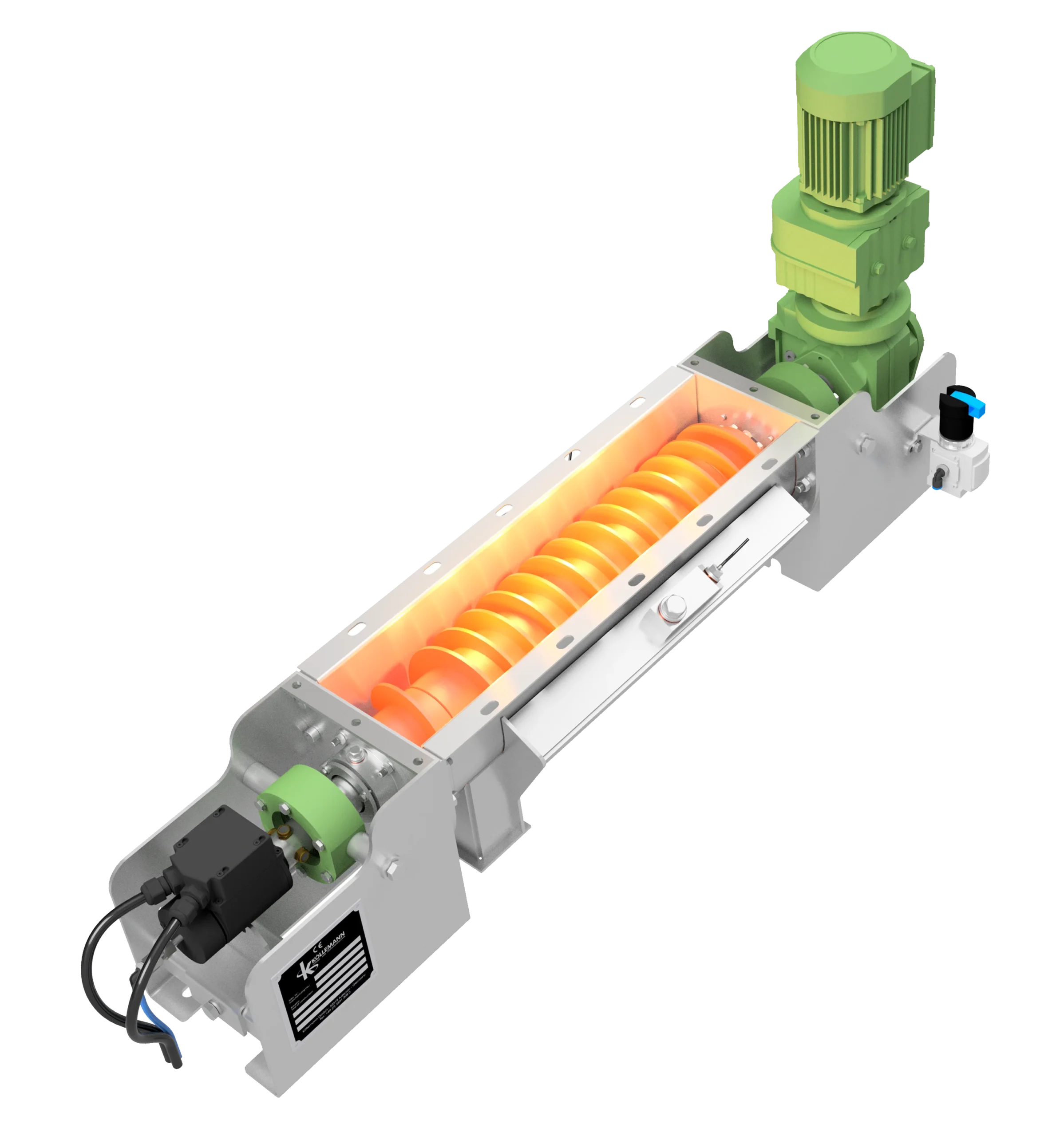 High Temperature Screw Heater